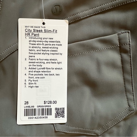 NEW ✨Lululemon | City Sleek Slim-Fit HR Pants - Picture 7 of 9